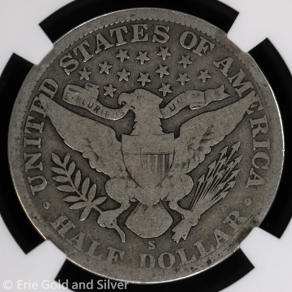 1908-S 50C Barber Half Dollar NGC G 6