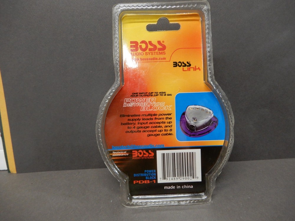Boss Audio Systems Power Distribution Black PDB1 NOS