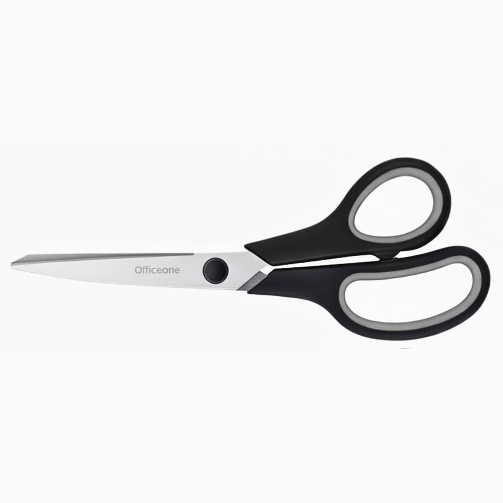OfficeOne 3-Pack Heavy Duty Scissors 8" – Ultra Sharp Multipurpose Scissors with