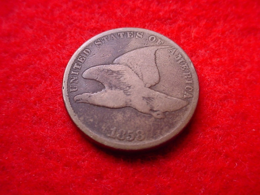 1858 FLYING EAGLE CENT GREAT CENT!!   #145