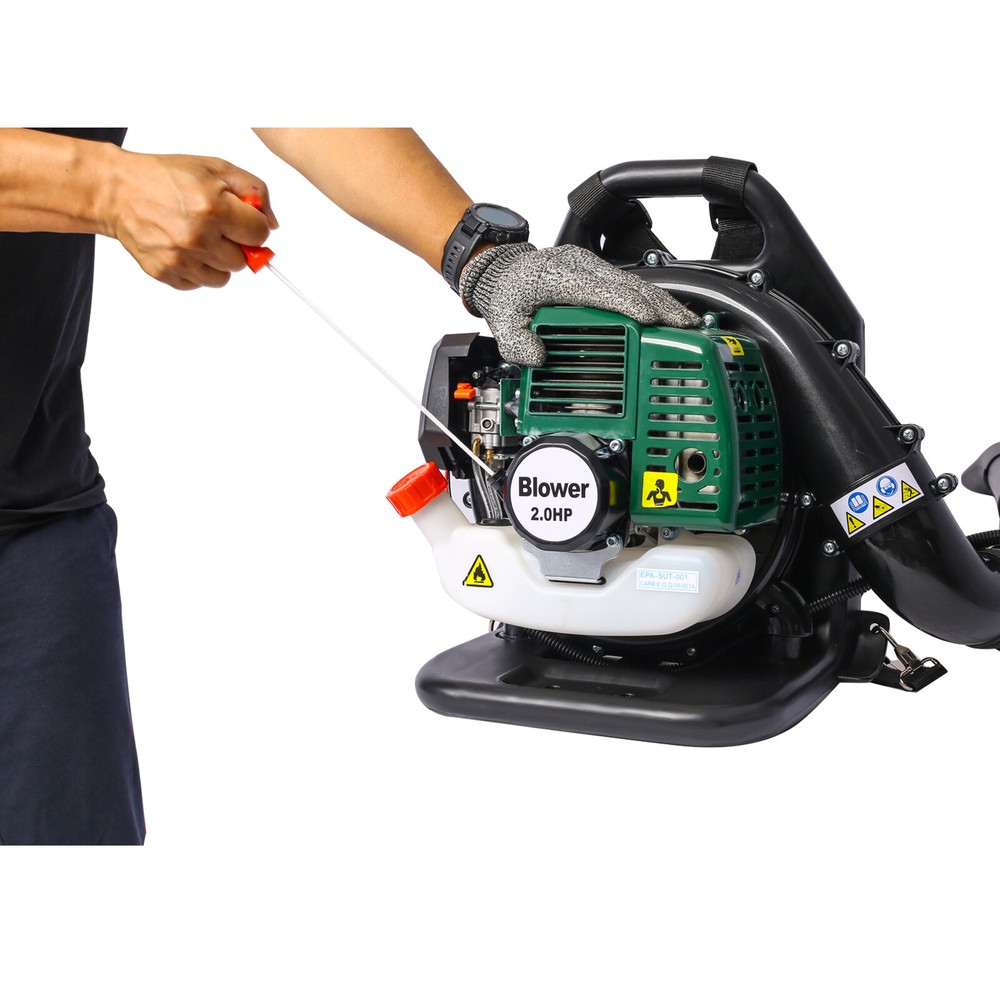 Backpack Leaf Blower 52cc 2 Stroke Gas Powered Handheld with Extention Tube