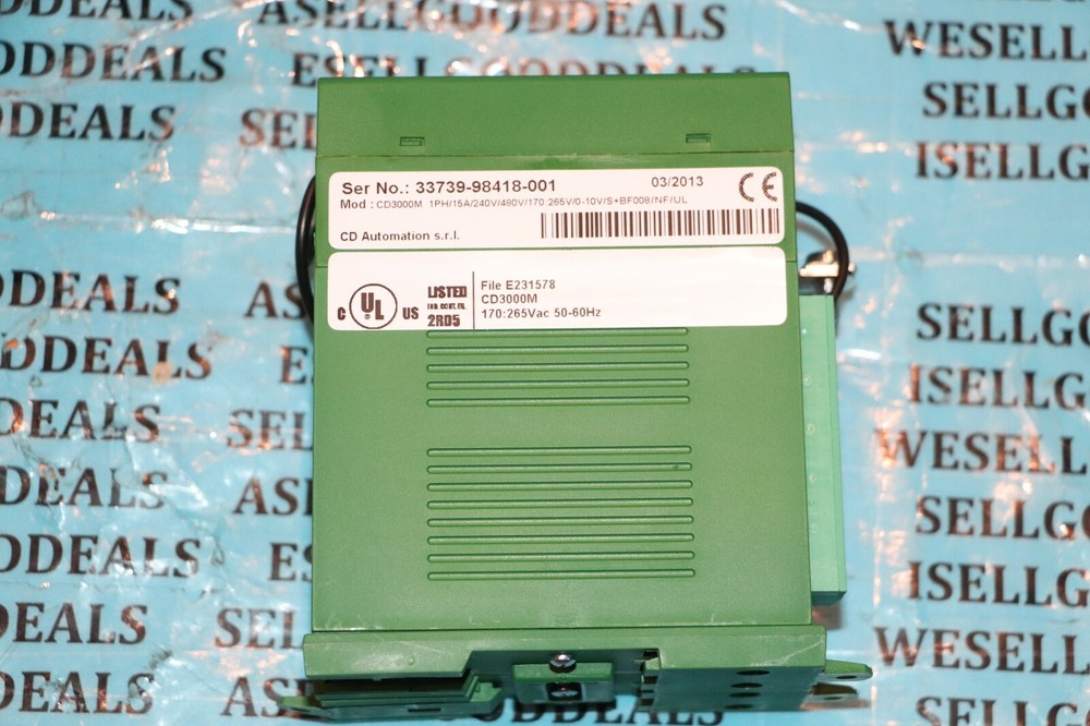 CD Automation CD3000M Thyristor Power Controller 1PH 15A 480V New