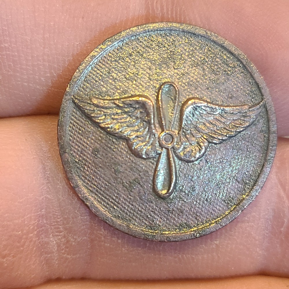 WW1 Air Service Collar Disk - Screw Back (B)