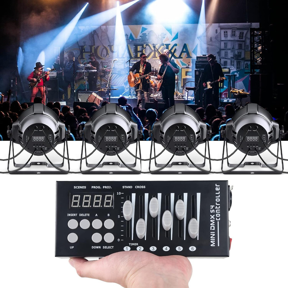 DMX Controller 54 Channel Mini DMX 512 Controller for DJ, Stage & LED Lights