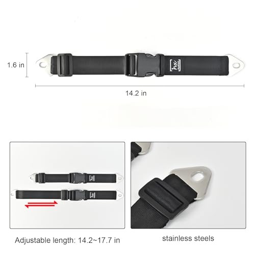 Bear Proof Trash Can Lid Lock Black Pack 4