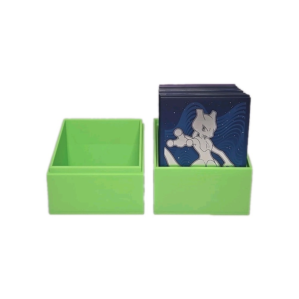 TCG Deck Box 100 Card Capacity - Lime