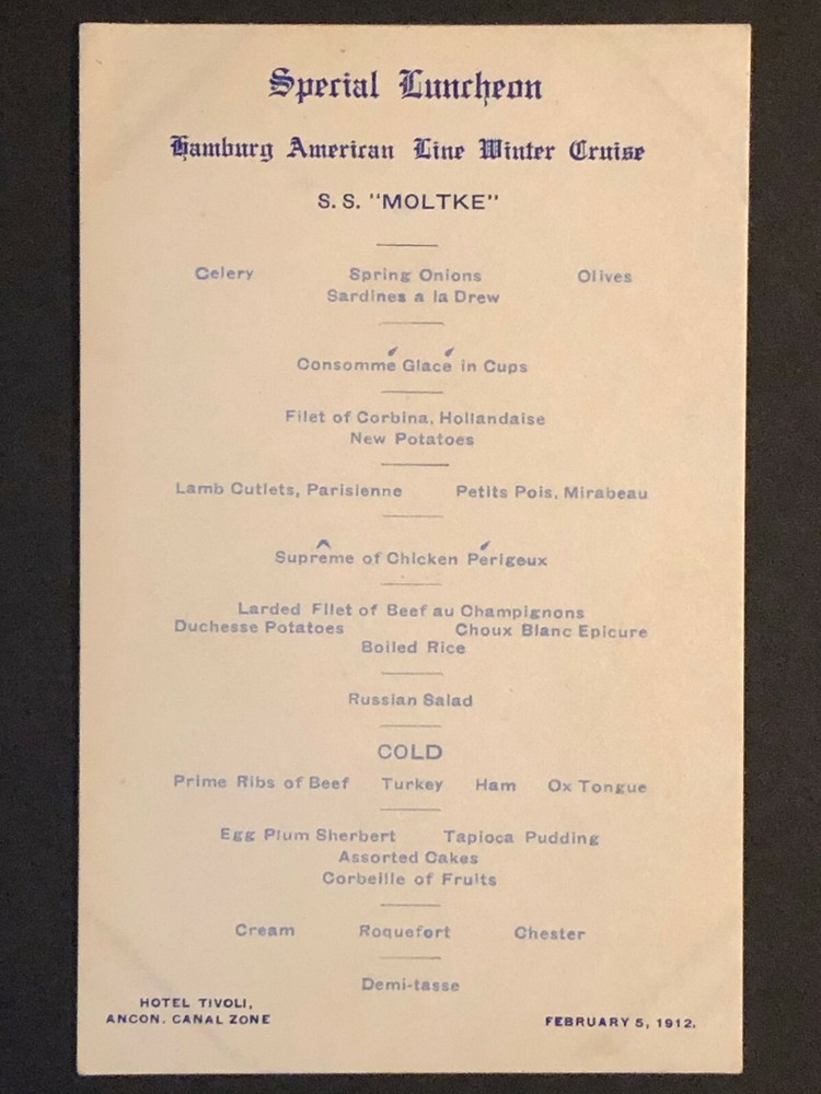 Vintage 1936 Norddeutscher Lloyd Bremen "Konzert Programm"