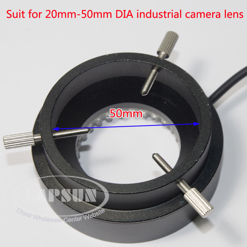 10W 96 LED Ring Light Illuminator Industry Lamp Fo Industry Microscope Camera V2
