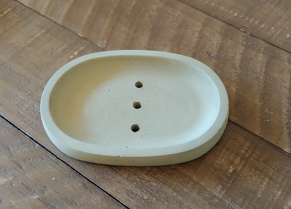 Homemade Concrete Soap Holder