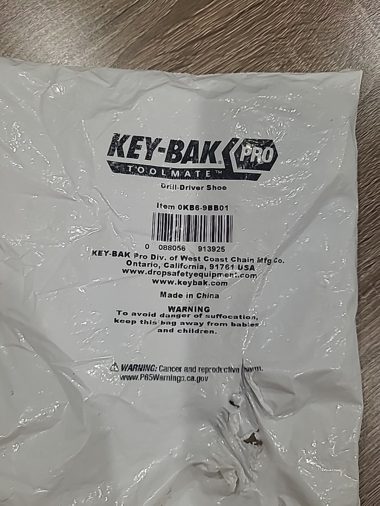 KEY-BAK ToolMate Drill Boot Secure Your Power Drill To Stop The Drops B69BB01