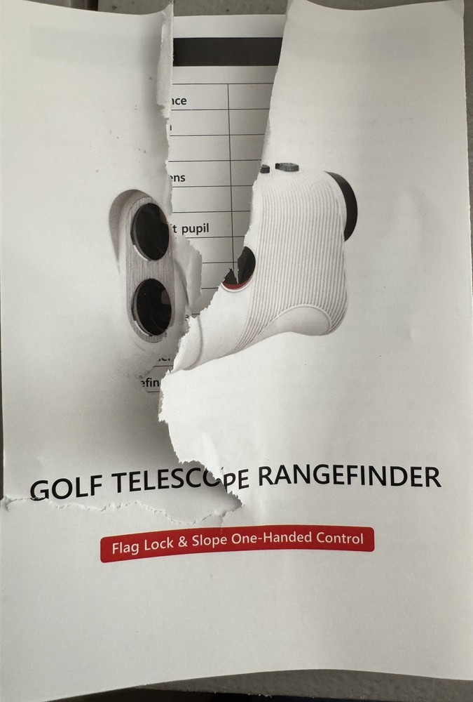 NEW Laser Rangefinder - Golf Range Scope, 800 yrds, Waterproof, USB