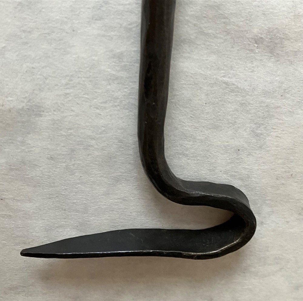 Hand Forged Fireplace Poker, approx. 19"
