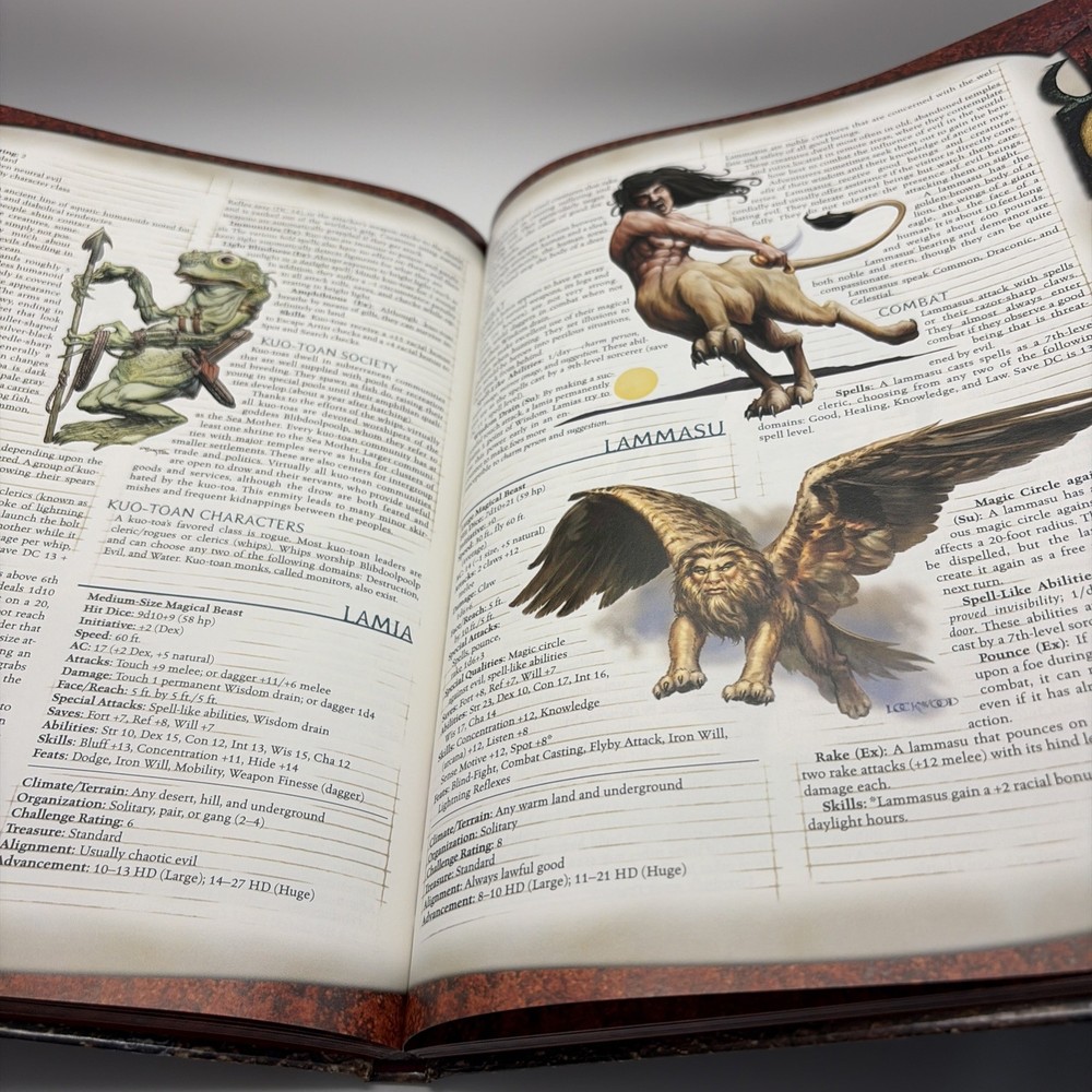 Dungeons & Dragons 3E Monster Manual, VG condition