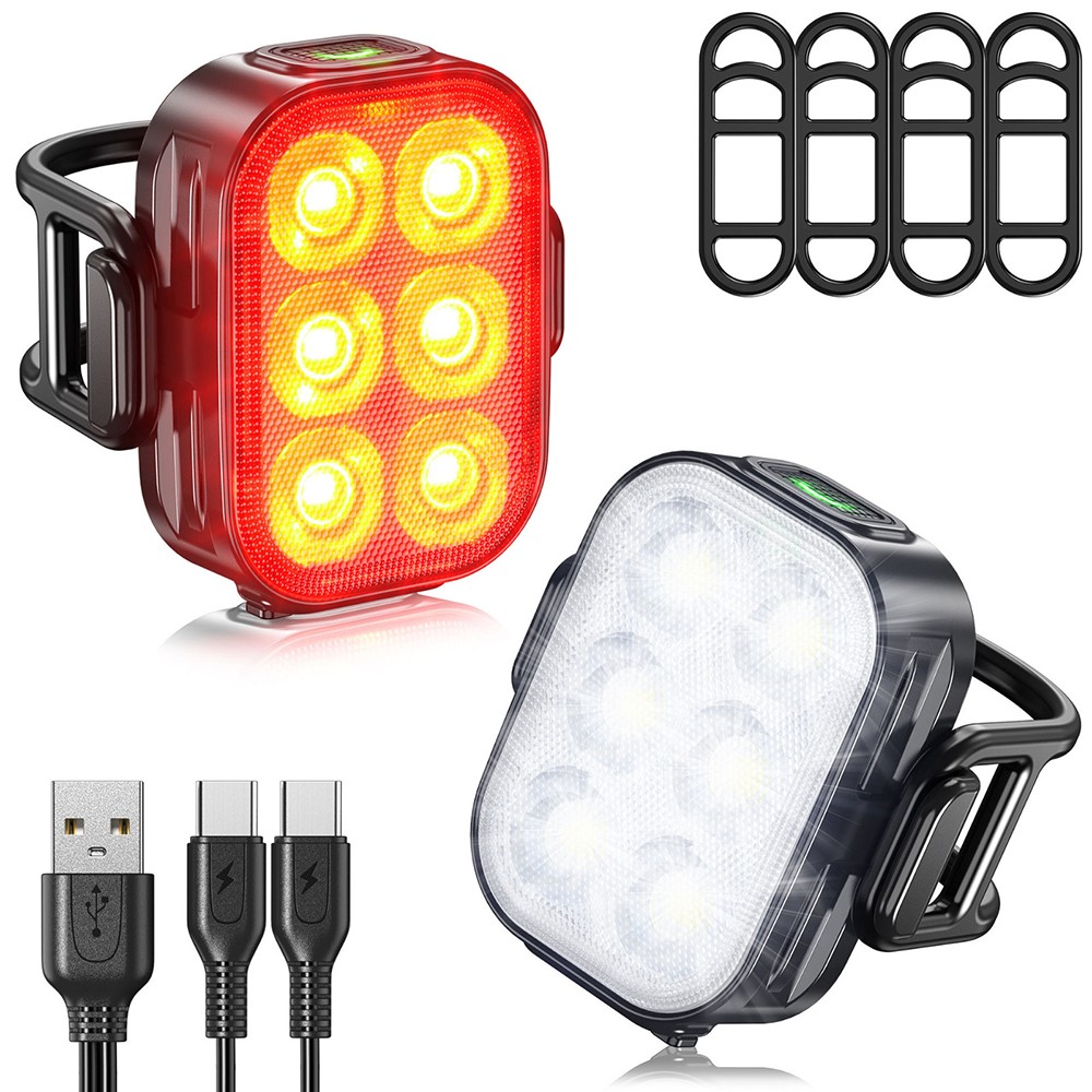 Memory Function Bike Light Set for Scooters Strollers And Backpacks Last Setting