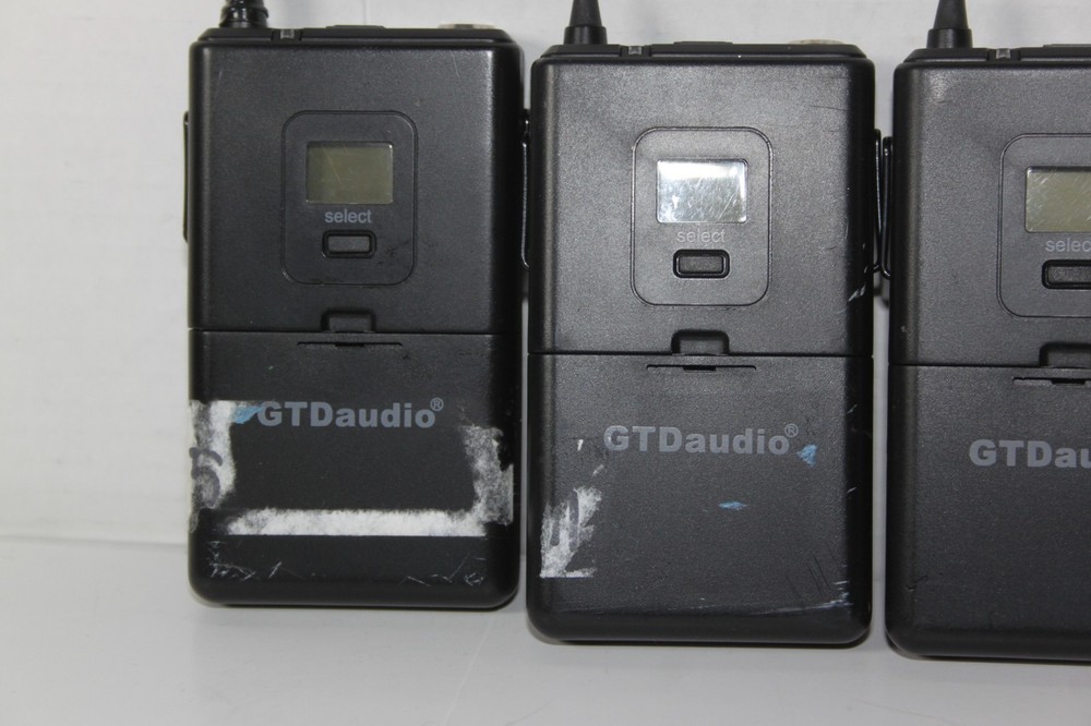 Lot of 7 GTD Audio Transmitter Untested