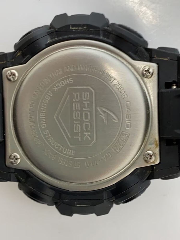 CASIO Wristwatch Digital BLU BLK GA 710