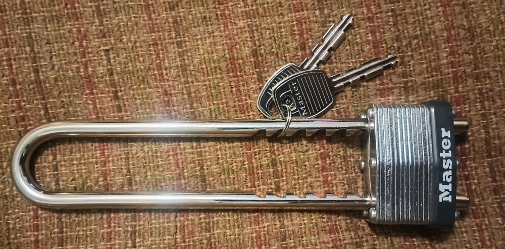 Master All Purpose Padlock Adjustable Long Shackle