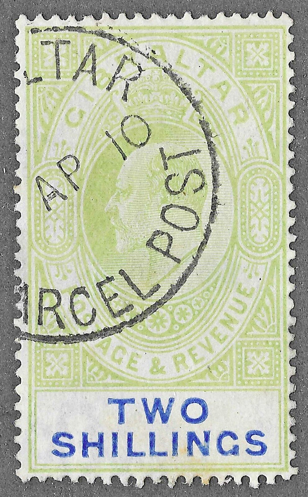 Gibraltar (1904) - Scott # 59a,   Used