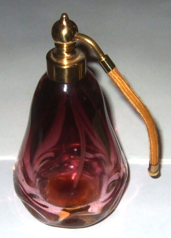 Glass Perfume Bottle IRICE 1960's Vanity Accessory
