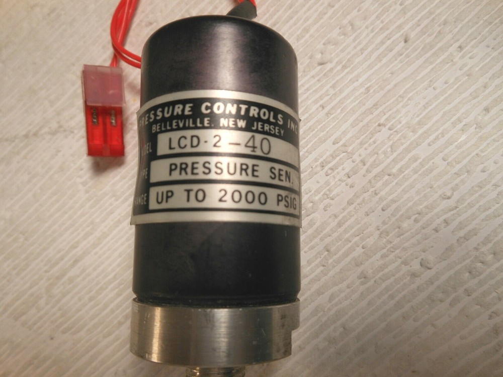 PRESSURE CONTROLS INC, LCD .2 -40 PRESSURE SENSOR UP - 2000 PSIG