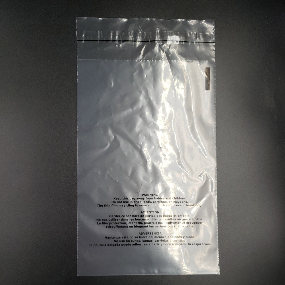 Clear Poly Bags Packaging Bag with Suffocation Warning 6x9 Self Seal 100 PACK