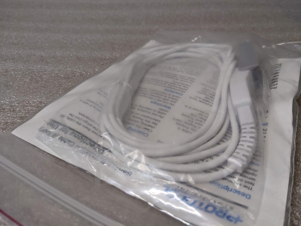 New Protocol Systems 8ft Pulse Oximeter Sensor Extension Cable (010-0051-00) (D)