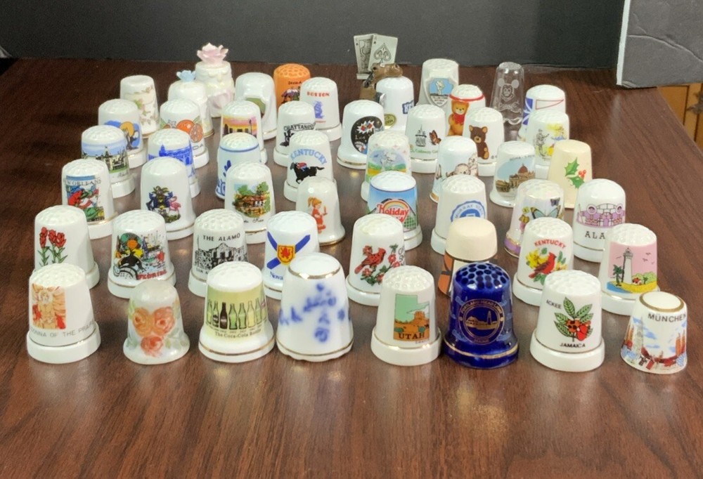 Lot of 52 Thimbles