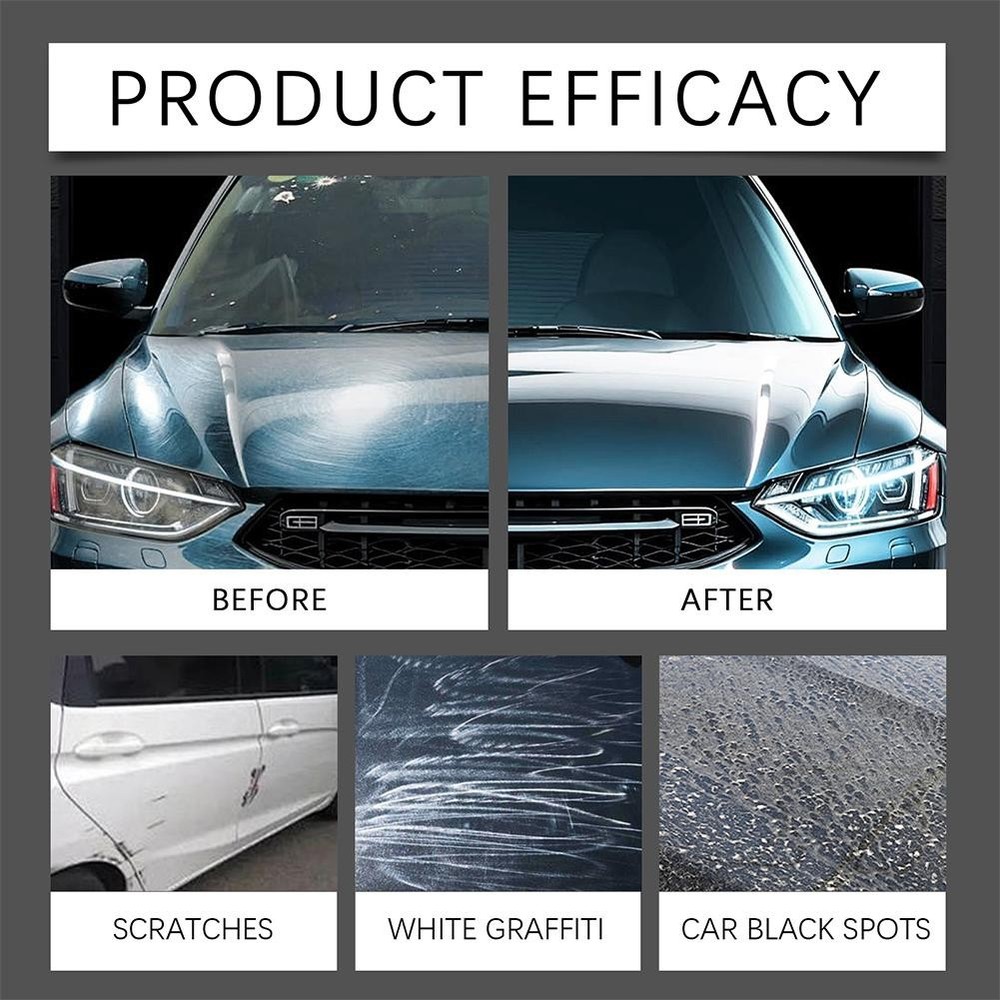 Ceramic Coating Agent, Crystal Serum Glossy, Hydrophobic& Scratch- Resistant HOT
