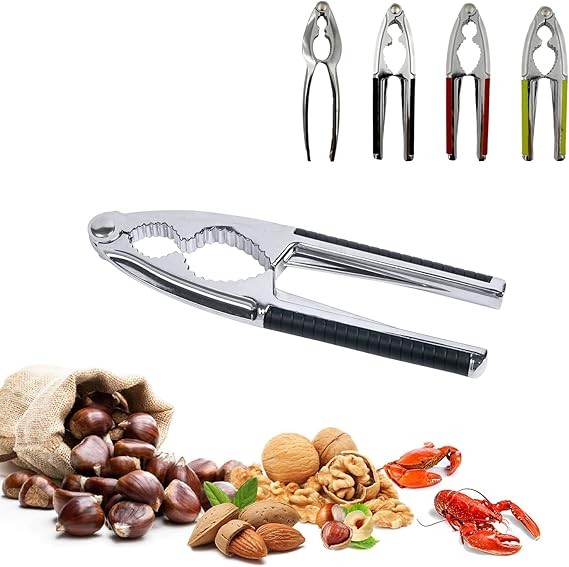 Nut Cracker, Seafood Tool, Walnut Cracker for All Nuts, Heavy Duty Shell Cracker
