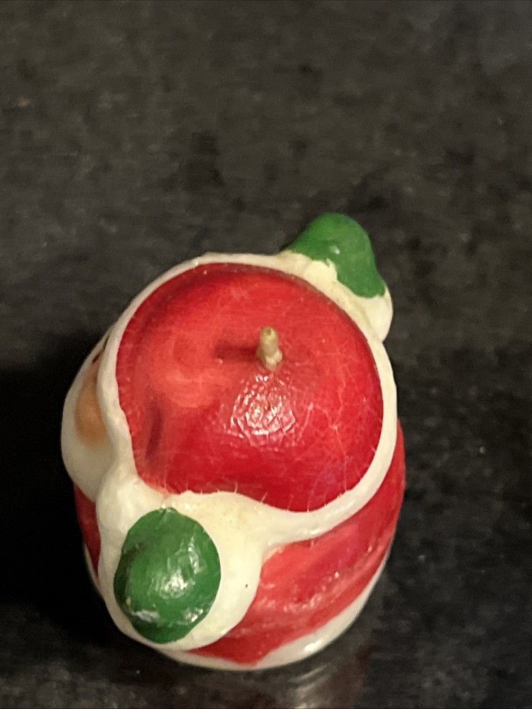 Mini Santa Candle 1.5” Vintage