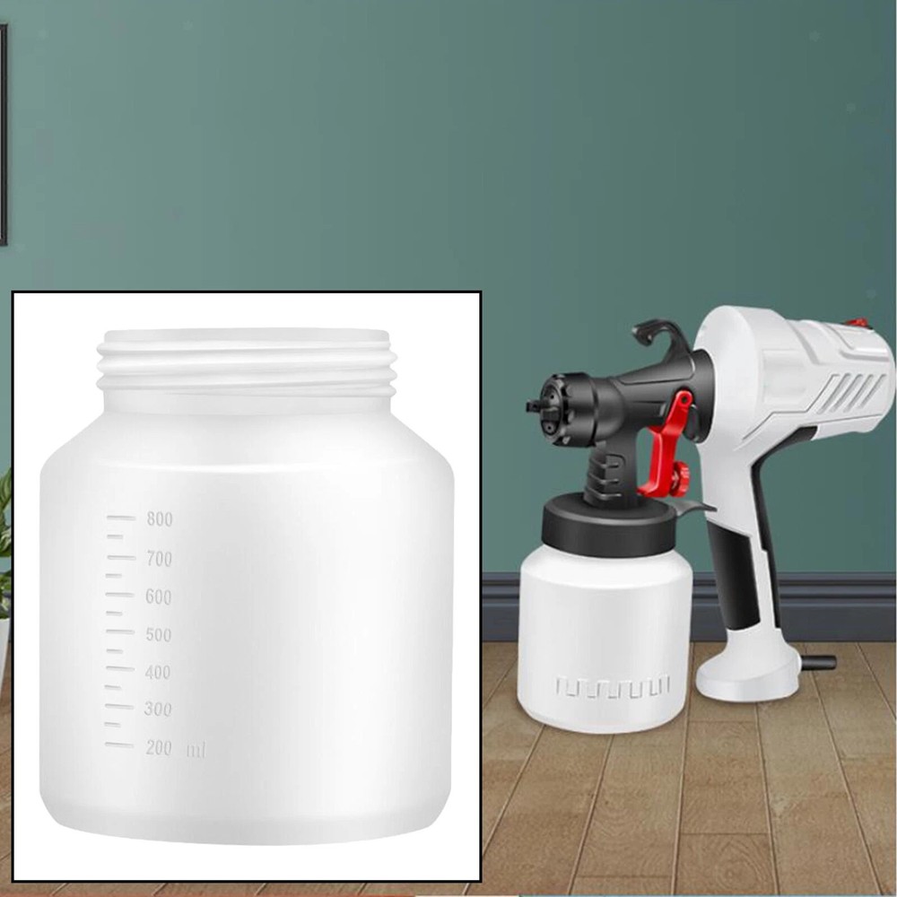 Electric Container 800ml Paint Sprayer Attachment Plastic