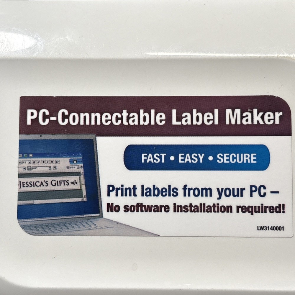 Brother P-Touch PT-1230PC PC-Connectable Label Maker With USB Tested