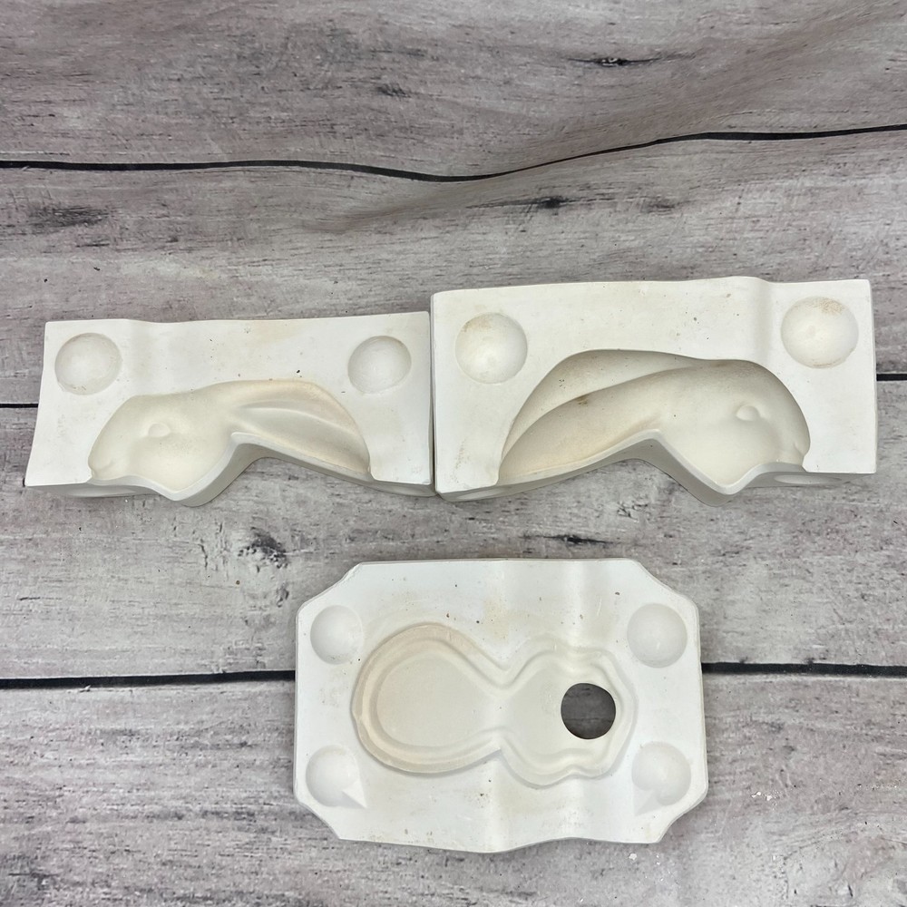 Holland Ceramic Casting Mold Rabbit Box Top #H-708