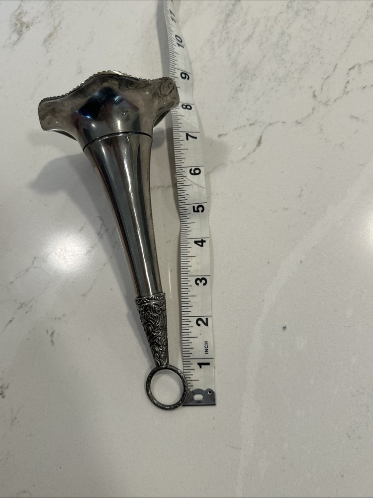 Victorian Silver, Posey Holder Tussie Mussie Nosegay Bouquet Ring Handle