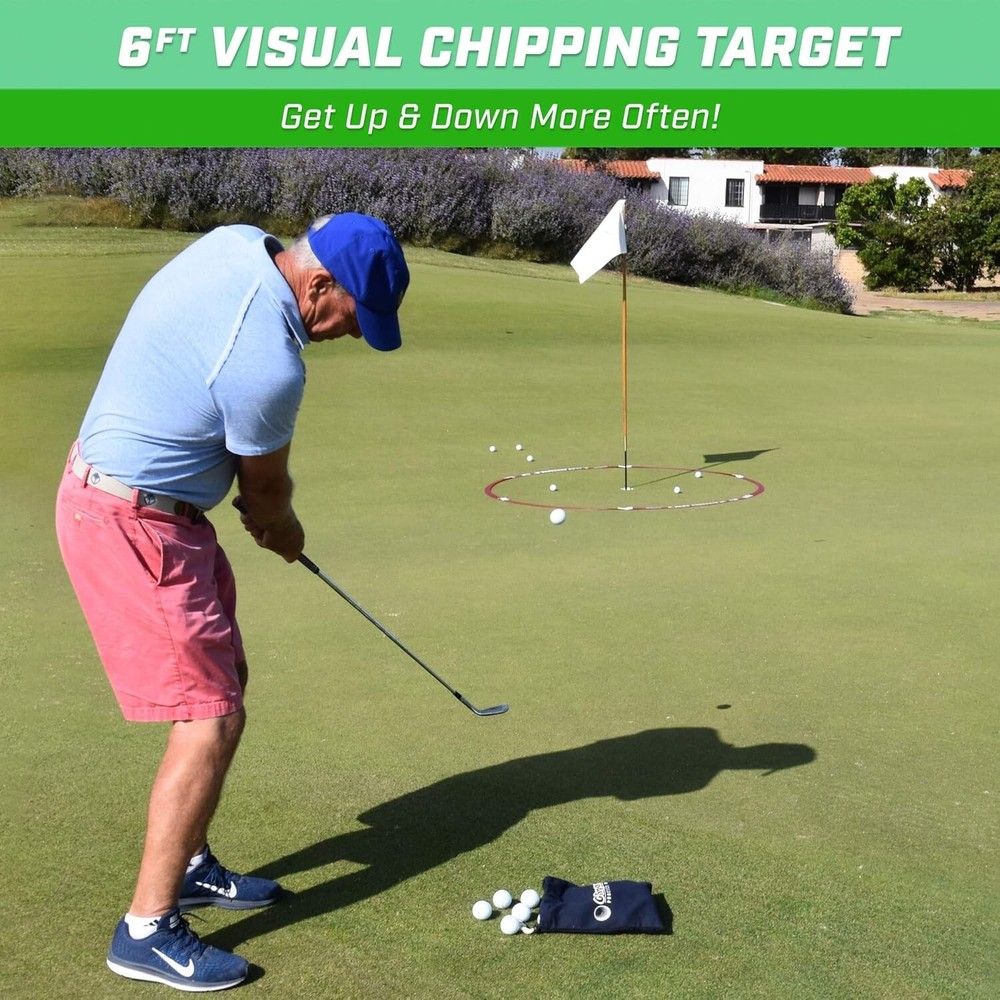 LAG CIRCLE Golf Training Set: Perfect for Reducing Putts with 6ft & 3ft Targets