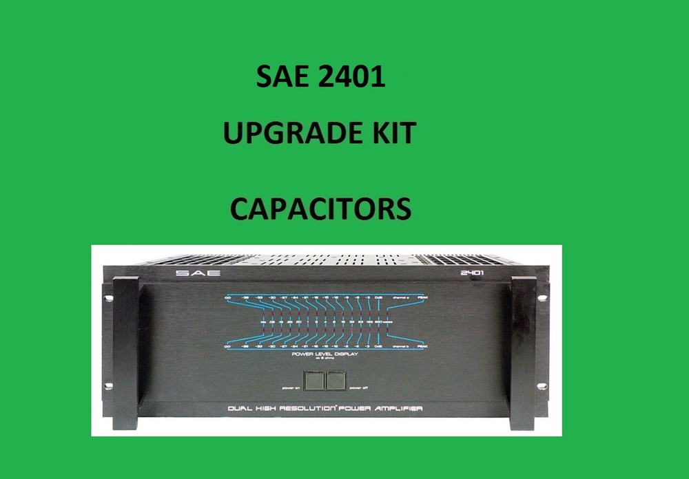 Power Amplifier SAE 2401 Repair KIT - all capacitors