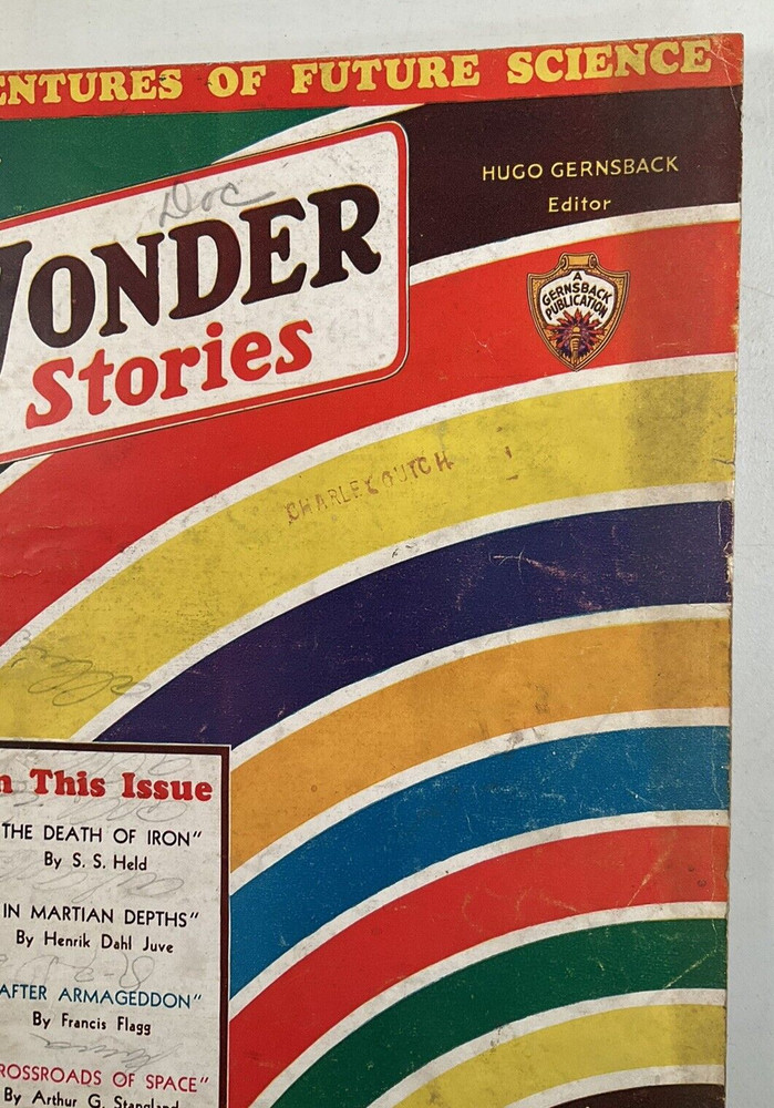 Wonder Stories Sep 1932 Rainbow Cvr