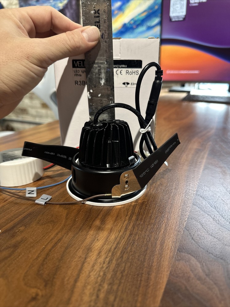 Vellnice Recessed LED light White 4000k 3” Headspace 10w