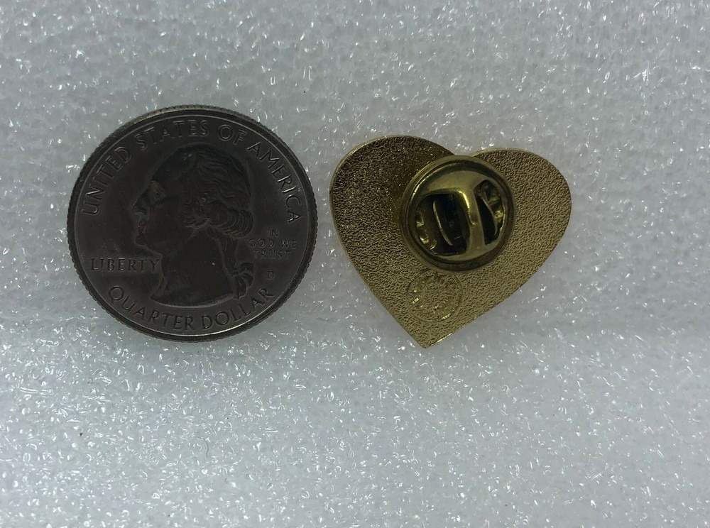 Caring People Make A Difference Heart Pin