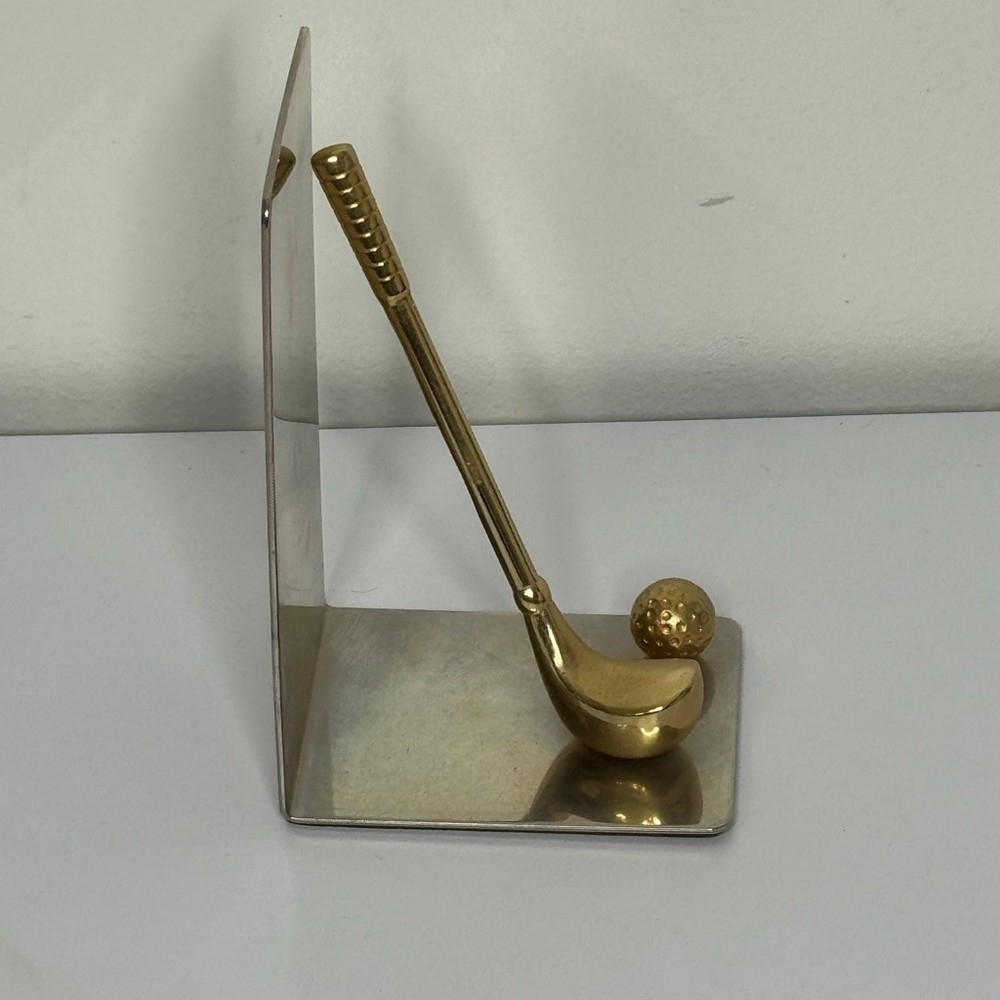 Andrea by Sadek Chrome Golf Bookend