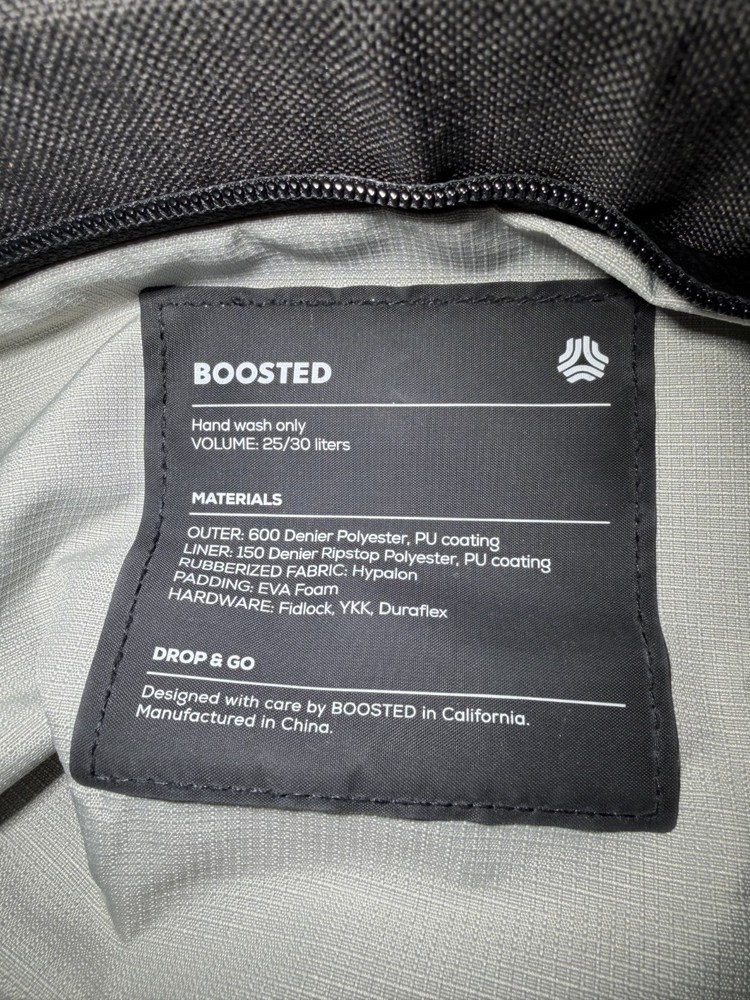 NWOT Authentic Boosted Board Backpack Daypack - Skateboard Carry Bag