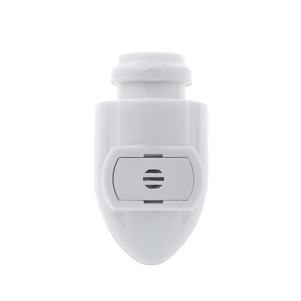 White Auto On Sensor Plug in Night Light Module Includes Bulbs and Clips | 3 Pk