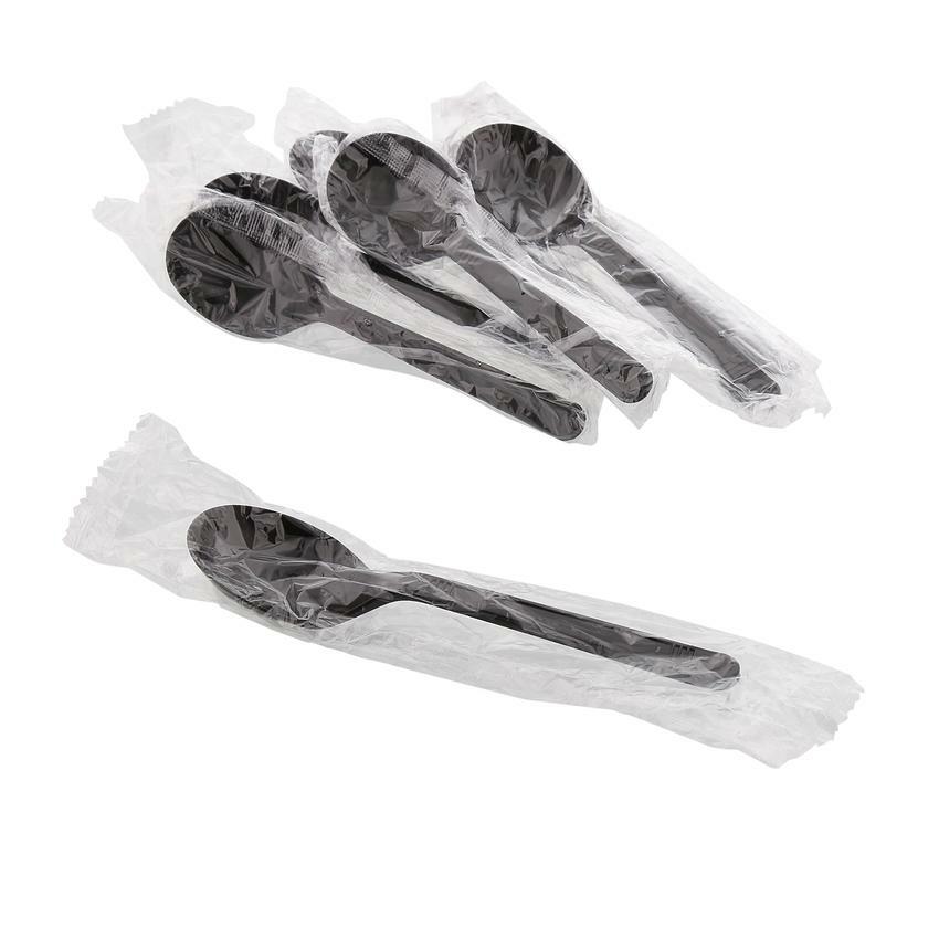 INDIVIDUALLY WRAPPED HEAVY WEIGHT PLASTIC SPOON [WP2S]
