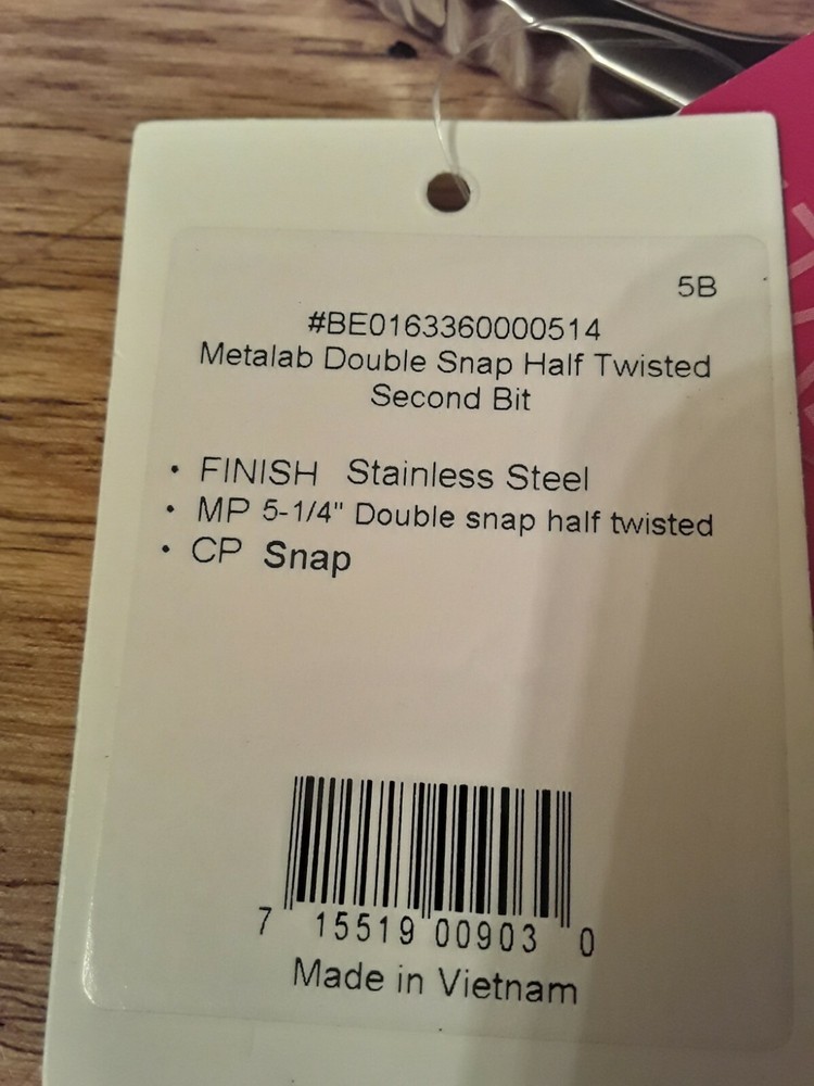 New double snap second bit butterfly overcheck