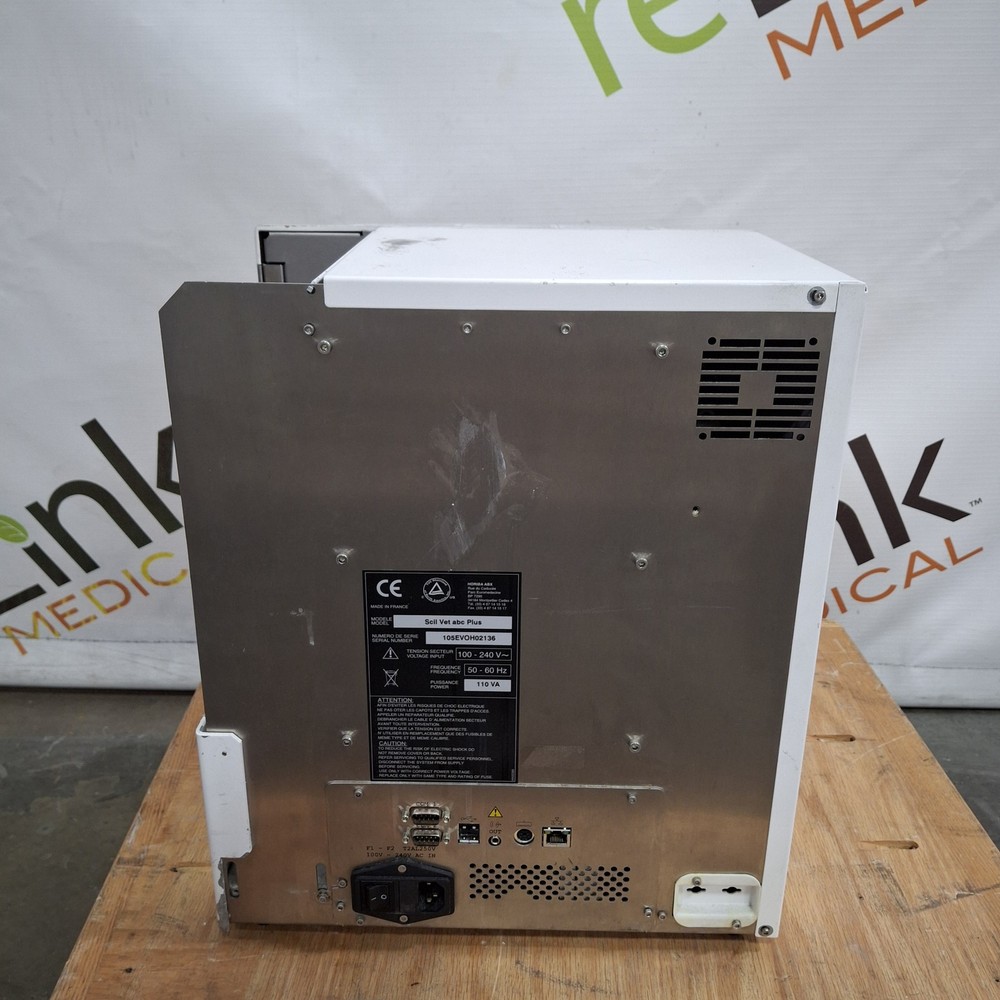 Horiba ABX Scil Vet abc Plus Hematology Analyzer