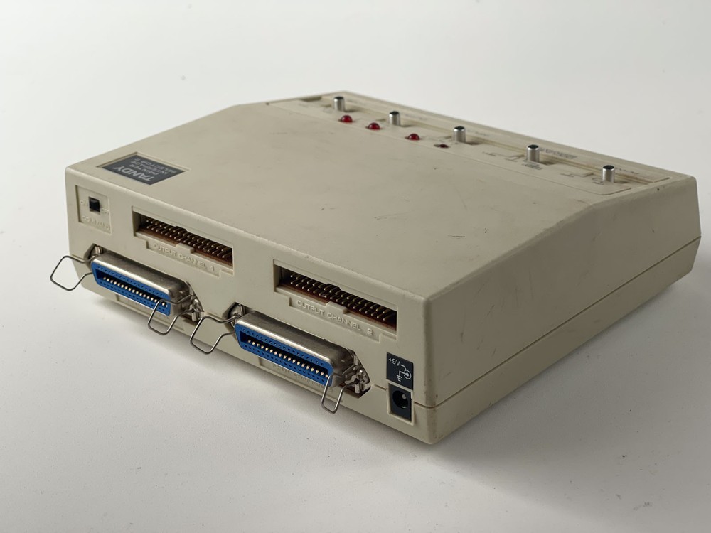 Tandy Printer Interface Selector 2 Parallel Radio Shack 26-2820 Untested