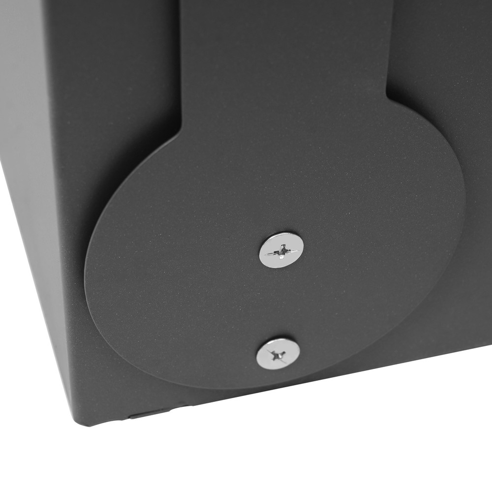 2-Tier Wall Spice Organizer Under Cabinet Kitchen Storage Rack w/Pull-down Cover