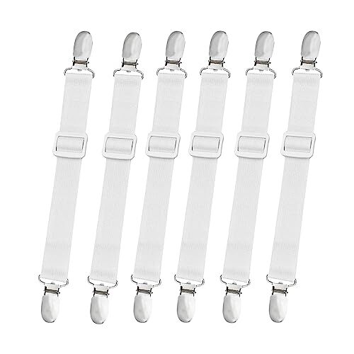 10 Pcs Adjustable Bed Sheet Strapsbed Sheet Clips Elastic Bed Fitted Sheet Holde