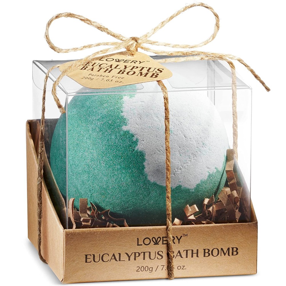 Natural Aromatherapy Bath Bombs, Handmade Eucalyptus Shower Bombs with Mint