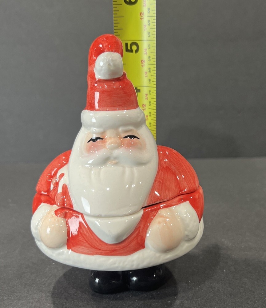 Santa Candle/Trinket & Lid (New)